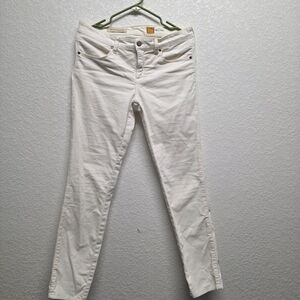 Pilcro And The Letter press Cream Corduroy Pants Size 29